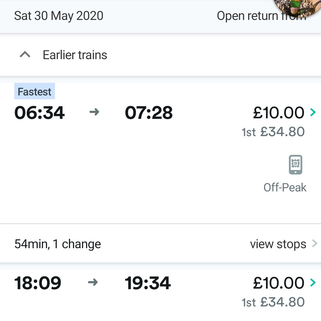 Mish2353's tweet photo. @GWRHelp I bought the tickets for my journey in advance, and when I went back to check these are the only times showing up. Does that mean the train at 9:14 is no longer running or is it just hidden from public? https://t.co/kwuHLB2YsW