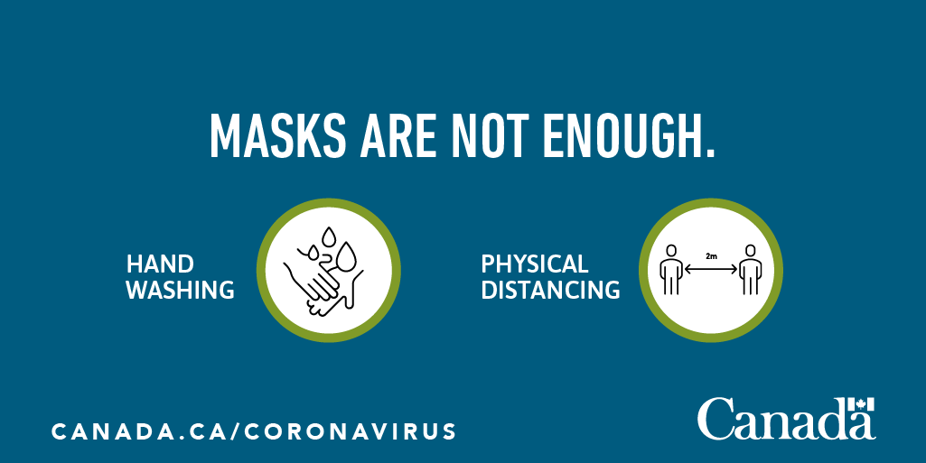 GovCanHealth's tweet image. Are you wearing a non-medical mask? When #physicaldistancing is challenging, it’s one way to protect those around you. Find out more: ow.ly/kjW250zPqjd #COVID19