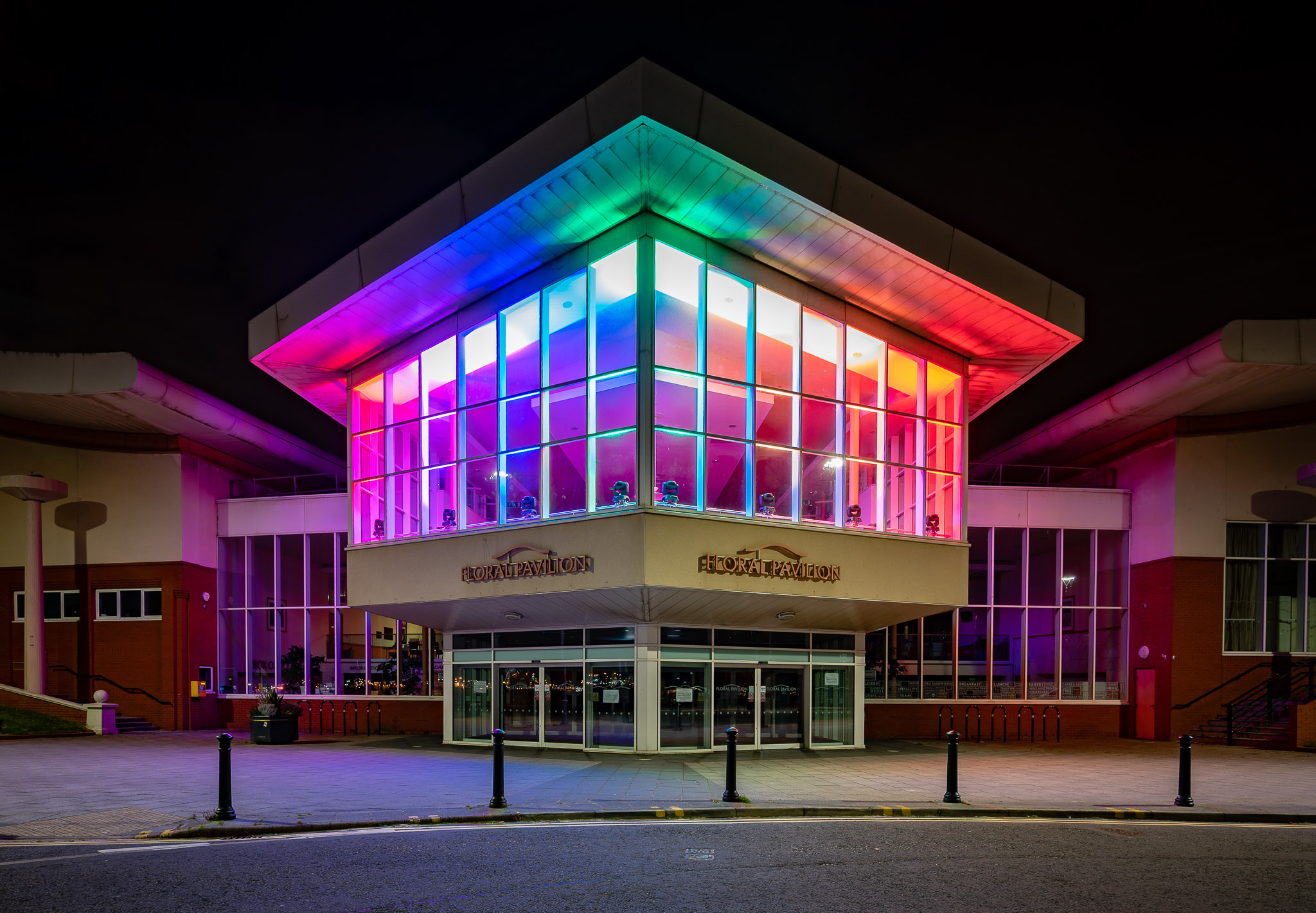 Wirral Council on Twitter "The Floral Pavilion is lit up in rainbow