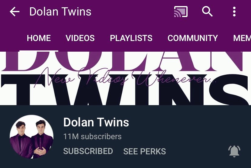 CONGRATS <a href="/EthanDolan/">Ethan Dolan</a> &amp; <a href="/GraysonDolan/">Grayson Dolan</a> on hitting 11 MILLION subs!! 🎉🙌🏼 thank you for always using your platform(s) so positively