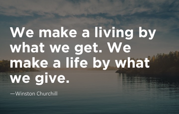 Spread kindness by giving time, donations, advice, or a helping hand. There are so many ways to help others! 

#Volunteer #VCSJ #VolunteerNJ #WinstonChurchill #Give #Kindness #Inspiration #Quote #VolunteerSJ