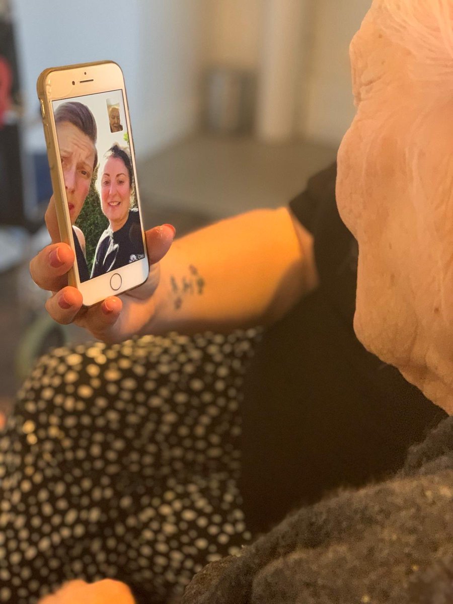 HomeTralee's tweet image. FaceTiming loved ones during the lockdown #itsgoodtokeepintouch #learningnewtechnology