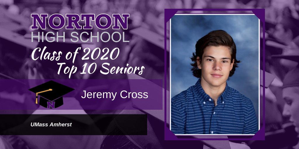 Join us in celebrating our Class of 2020 Top 10 Seniors! Today's Senior is Jeremy Cross. Jeremy has chosen to attend the University of Massachusetts Amherst in the fall. Congratulations Jeremy! 🎓🎉#ClassOf2020 #LancerPride #NPSPride