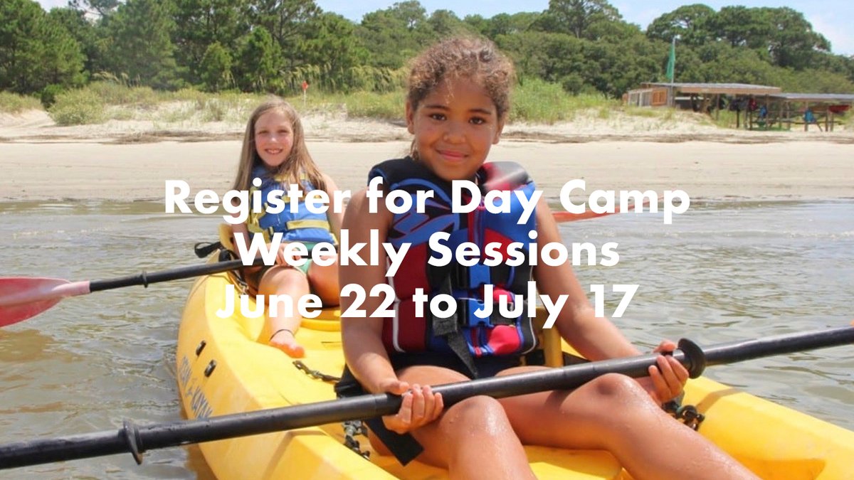 Day camp sessions will include sailing, kayaking, a nature hike, crabbing, seining, and building sand castles. bit.ly/stchrisdaycamps