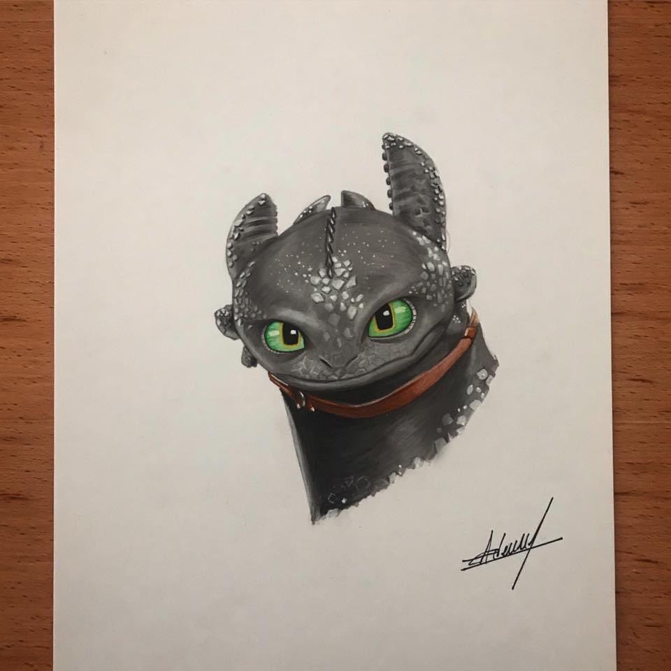 🌙 Krokmou 🌙 Toothless #Krokmou #Toothless #Dragons #Harold #Animation #DreamWorks #DreamWorksDragons #Dessin #Draw #Drawing #artworkfeatures #lineart #animeartstyle #animeartcollective #artist #art #animeartwork