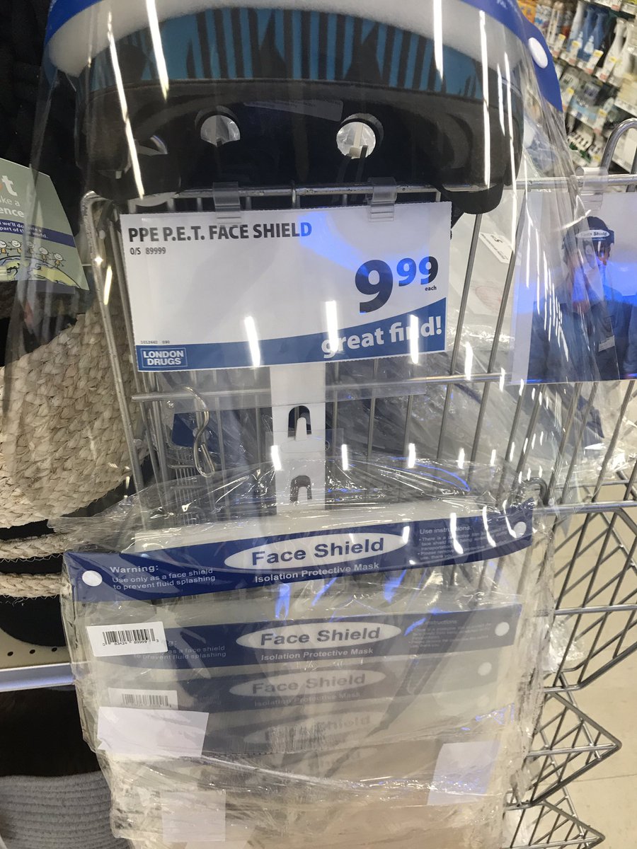 We have a variety of Face Masks, Hand Sanitizer, and even Face Shields in stock! #lethbridge #yql