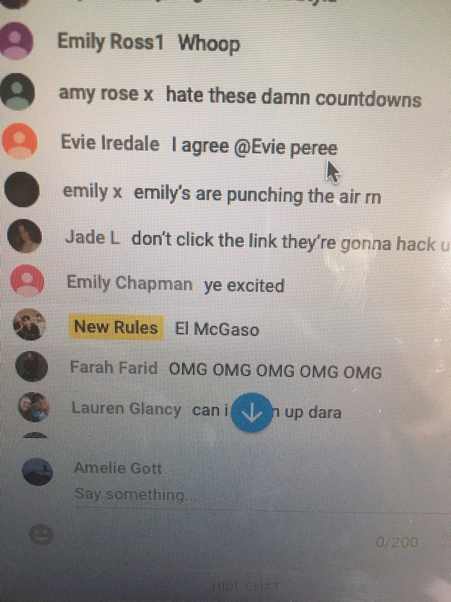  @newrulestweets hilarious comments on Emily premiere - a thread 