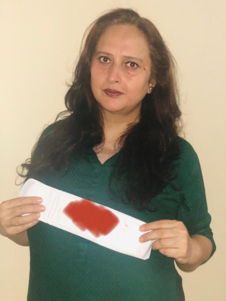 KalraRachna's tweet photo. #Reddotchallenge is a @UNICEFIndia initiative. Come n hv open conversation about mensuration. Time to change communities perception about Mensuration #WeNewIndia #TweetForChange https://t.co/yagJUzpwa4