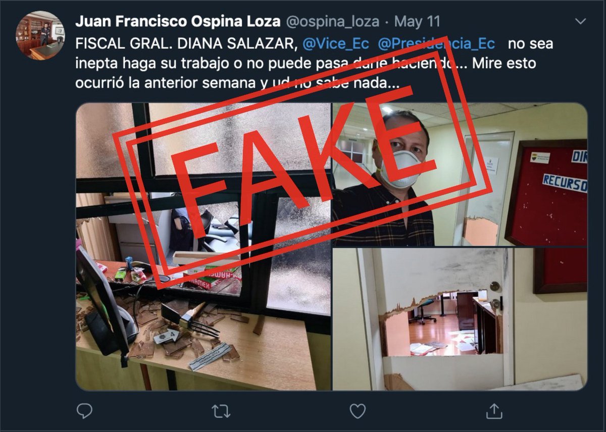 Nuevamente quieren suplantar mi identidad y desprestigiarme. ¡Busque en qué ocuparse y dejen de hacer daños a personas honestas! Todo esto es FALSO. <a href="/Vice_Ec/">Vicepresidencia</a> <a href="/Presidencia_Ec/">Presidencia Ecuador 🇪🇨</a>