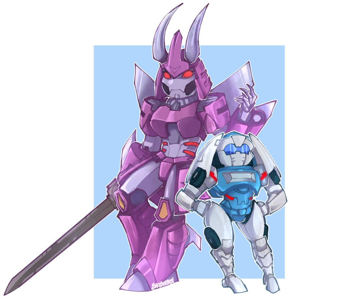 Chibi practice with Cygate!#cygate #cyclonus #tailgate #maccadam #mtmte.