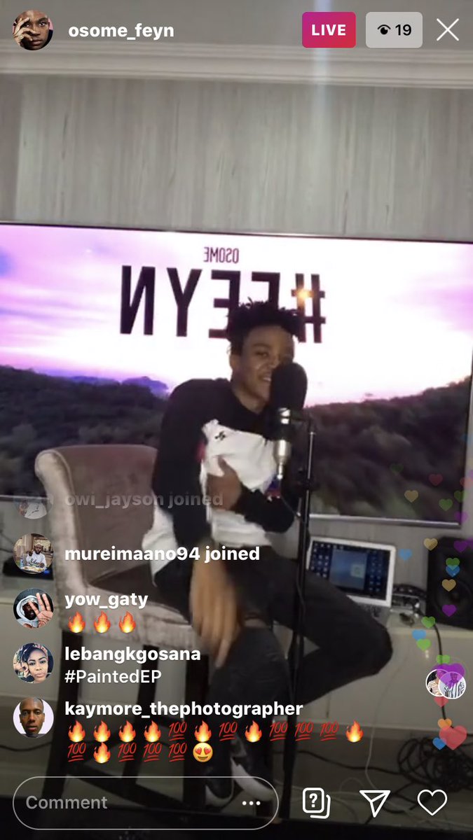 Osome_Feyn's tweet photo. Join me RIGHT NOW live on @instagram for the #PaintedEP listening session!!
#FEYN https://t.co/SeWzDU2ZGE