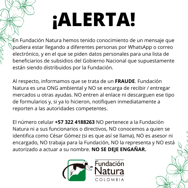 Fundación Natura Col on Twitter: 