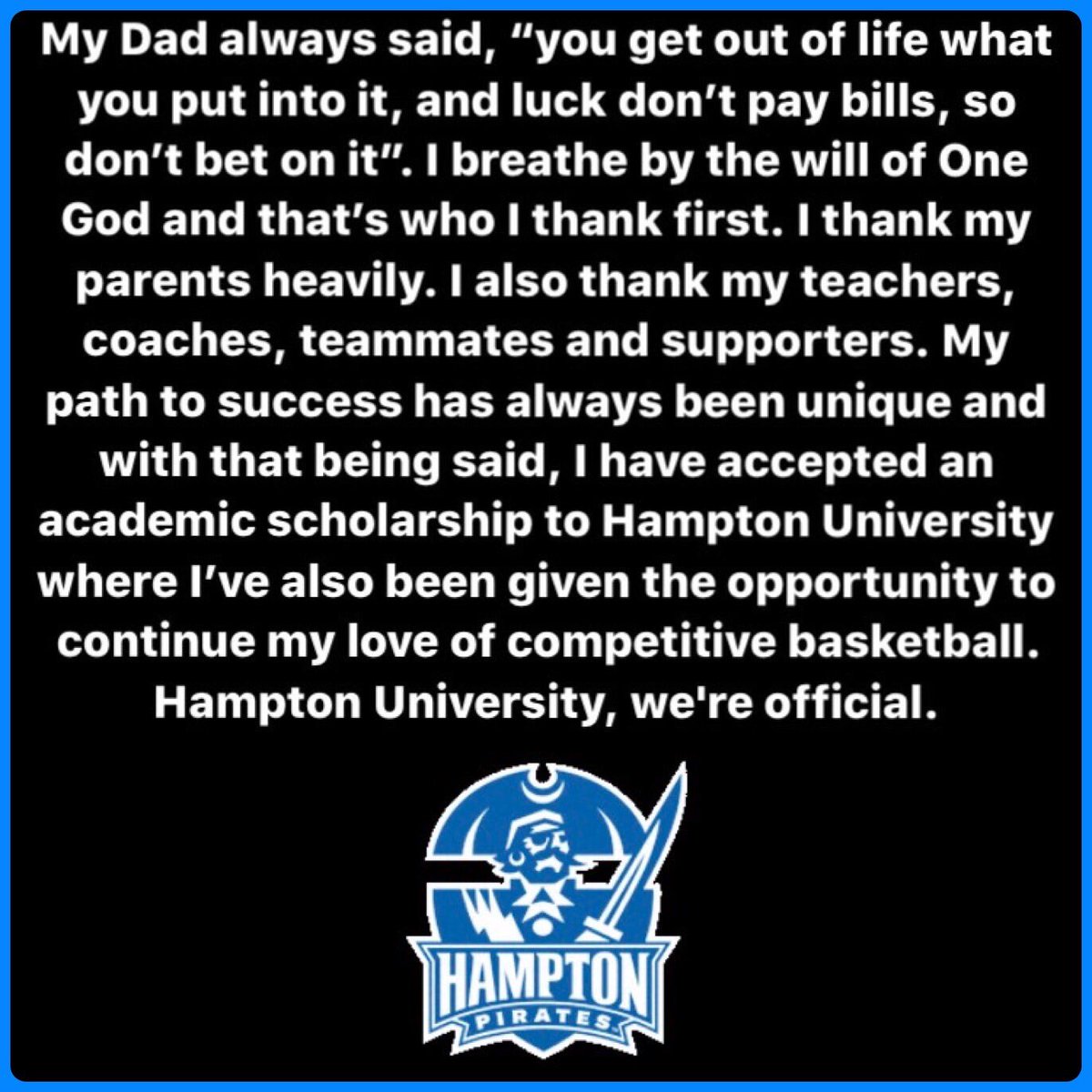 oneking_32's tweet photo. From the 🤟🏽to the 🤟🏽. It’s official I’m headed to @_HamptonU..   #HamptonU #therealHU #HU #respectheH #HamptonUniversity #HamptonU24 #HBCU https://t.co/vQ8gCthj86