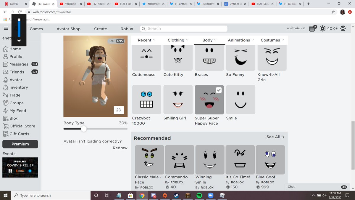 sk2lly on X: ROBLOX AVATAR ICON! The price is 20-25 robux! If you