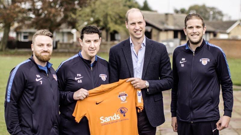 Well done to Sands United FC Rob Allen and his team for taking part in Football, Prince William, and Our Mental Health this evening on the BBC. 

Thank you for raising awareness and for breaking the silence #babyloss #mentalhealth <a href="/SandsUK/">Sands - baby loss charity 💜🧡</a>
