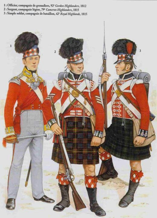 Ok on to the British army (which also had amazing uniforms):1. The 95th Rifles (bc obviously)2. British Horse Artillery (and early war British light dragoons who also wore the Tarleton helmet)3. The Highlanders (42nd Black Watch has my favorite tartans)4. The Dragoon Guards