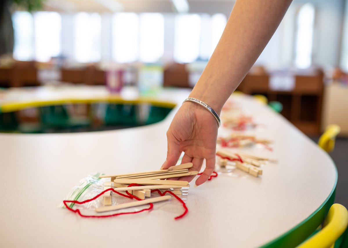FLPLibrary's tweet photo. This year's Summer Reading Program will feature take-home activity kits, so your family can enjoy fun crafts at home! Ms. Jessica, Ms. Kristen, and Ms. Melissa were hard at work today packing one of the STEAM kits for kids. Summer Reading starts June 15! https://t.co/DpilBOebug