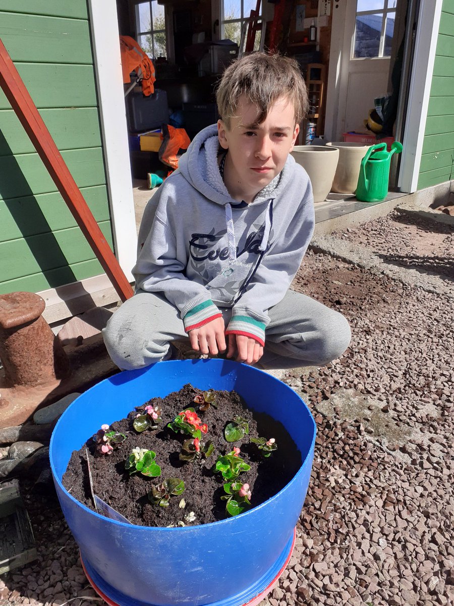 stephneegrant's tweet photo. #ReflectionsWeek #gardening @SandwickJHS https://t.co/M6dXrAVqNh