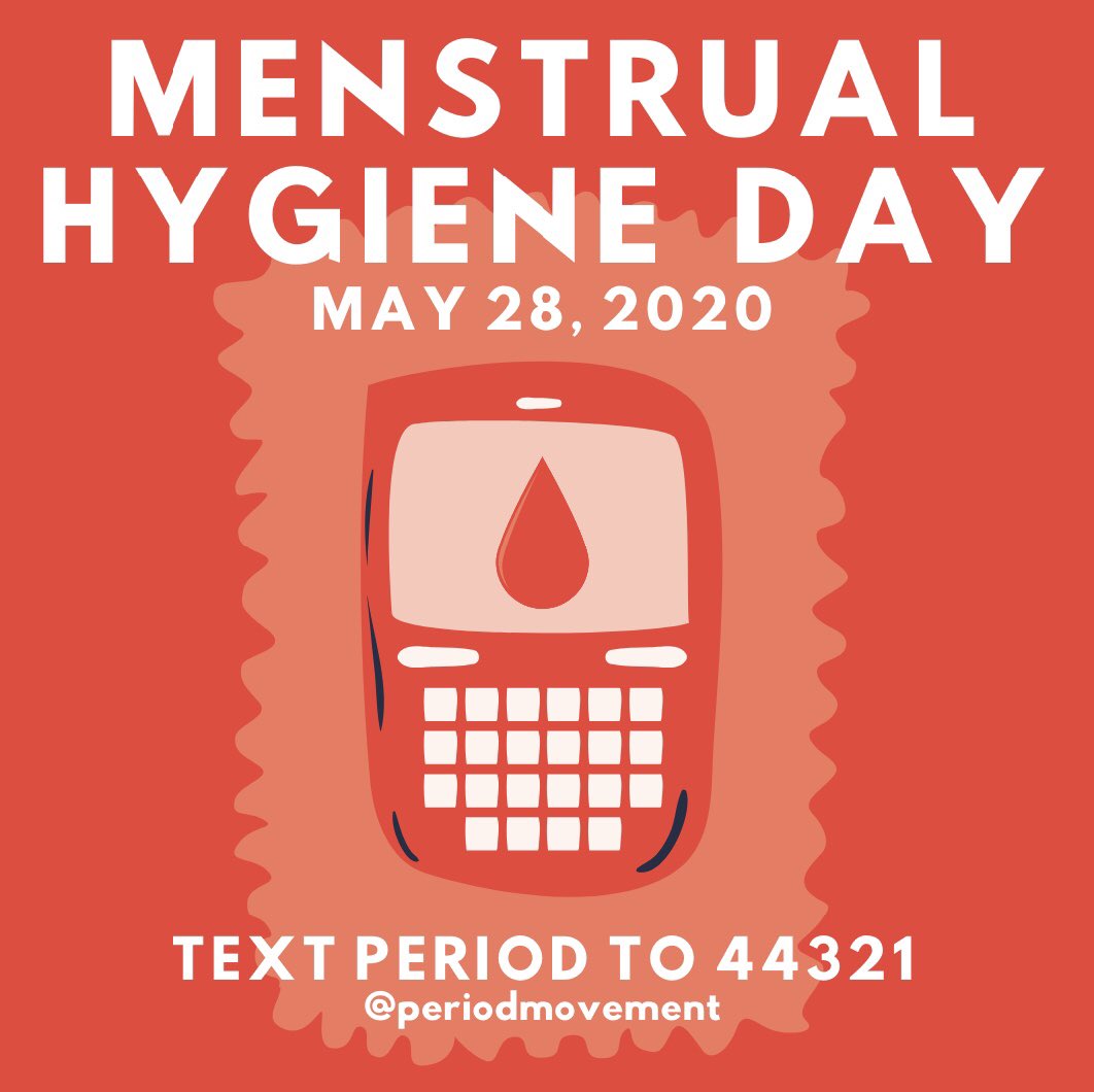 PeriodUTSA's tweet image. Happy #MenstrualHygieneDay! Text PERIOD to 44321 to join the #MenstrualMovement!