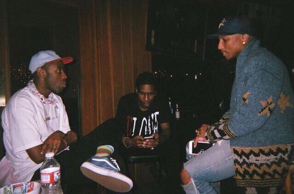 Rap301 on X: Pharrell & Tyler, The Creator At Just Phriends