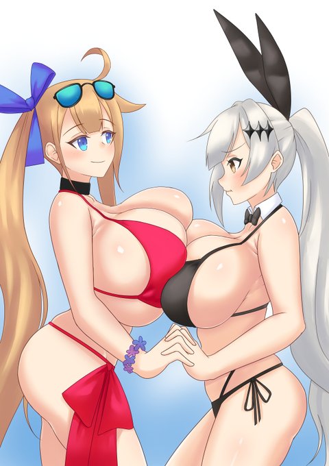 FN Docking~ I sneaked in a third FN sister in for fun. Commission piece for @Fid99ftw. Thank you again! 