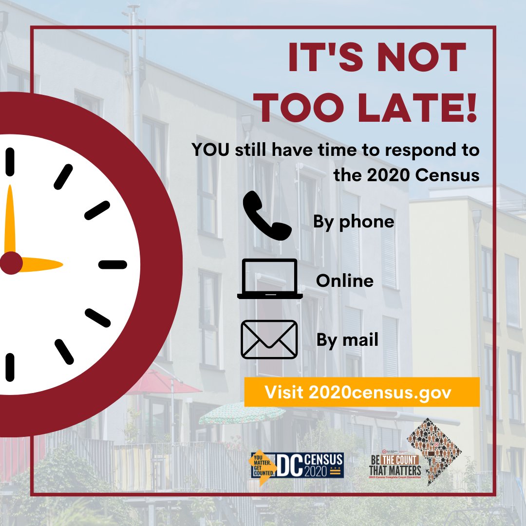 gwul365's tweet photo. You still have time to respond to the #2020Census! Responding to the Census is one of the most important things you can do for your community. Make sure your community gets all the funding it deserves! Visit https://t.co/jvf8esoAuJ to respond now! #GWUL365 #DMV #BeTheCount https://t.co/gGKom97hbX