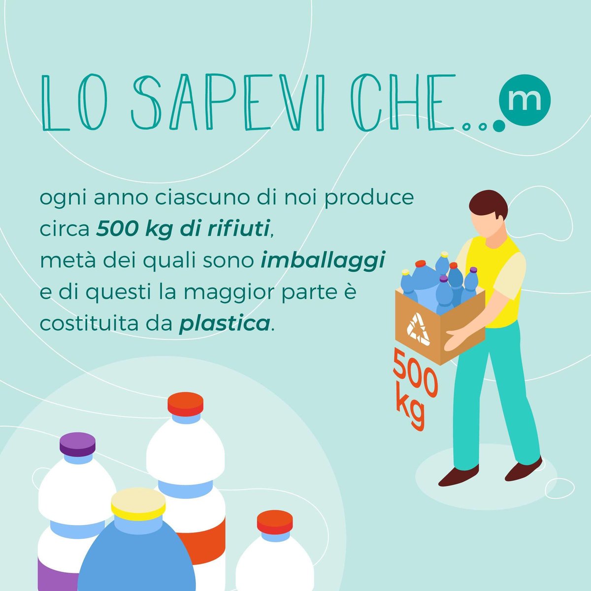 ambimente's tweet photo. Le nostre scelte di consumo possono veramente fare la differenza! A partire dalla riduzione dell'enorme mole di rifiuti che ognuno di noi produce ogni anno, secondo il rapporto di Ispra. #ambiente #ambimente #ambimentetreviso #treviso #veneto #rifiuti #plastica #zerowaste https://t.co/7sjeuAi15k