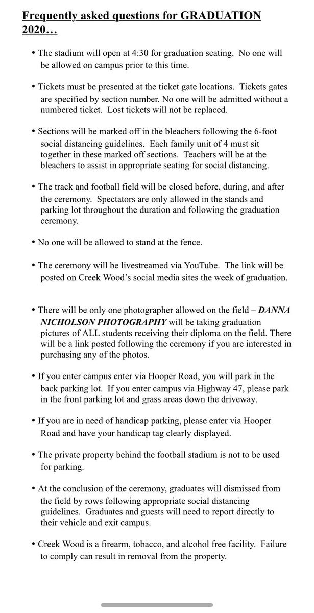 ‼️‼️ GRADUATION INFO ‼️‼️

Please Share