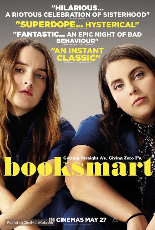 Booksmart (2019) I loved this movie, definitely really made me want to go out afterwards though. Unfairly compared to Superbad imo, it stands on its own without equal.
