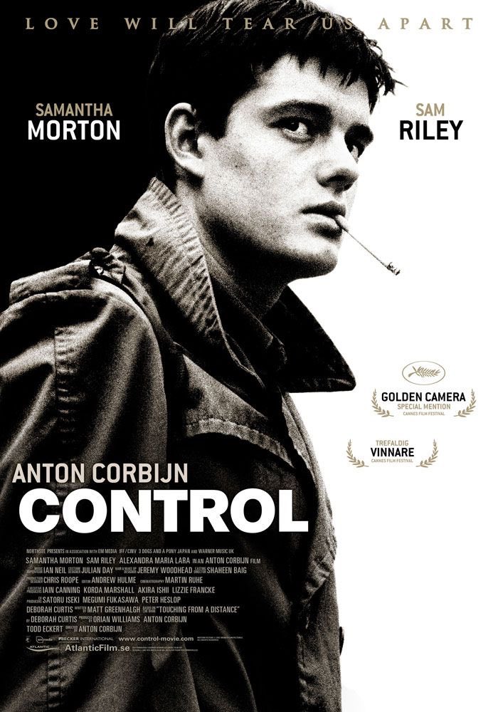 Control (2007) music biopics can be slightly hit and miss, but Control is one of the best. Sam Riley is amazing as Ian Curtis.