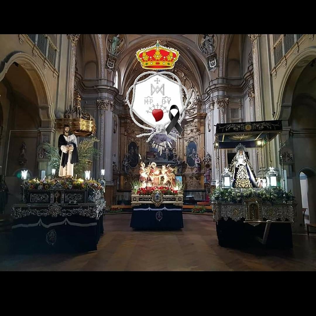 Desde la cofradía del Prendimiento, nos unimos al luto y duelo por lo fallecidos en esta pandemia. Que nuestro Cristo Cautivo y nuestra Virgen Dolorosa los acojan en sus brazos y ayuden a sus familiares y amigos a buscar consuelo. Que en paz descansen.
