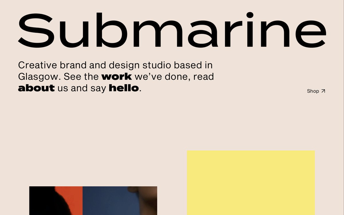 Our new identity and website have just dropped! Check out submarine.studio for new projects and case studies, and keep an eye out here for more in the next few weeks.