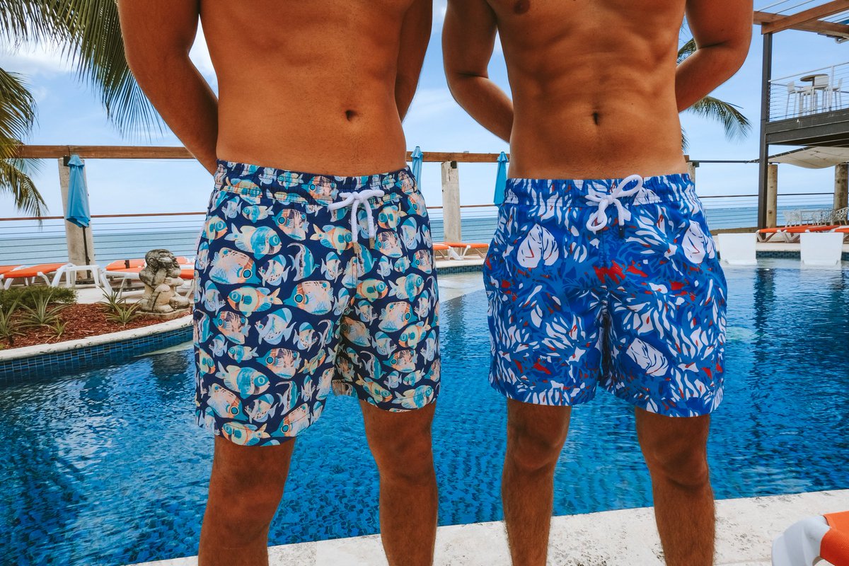 SUN'S OUT, GUNS OUT!
Check out our new men swim trunks. DM us to shop!