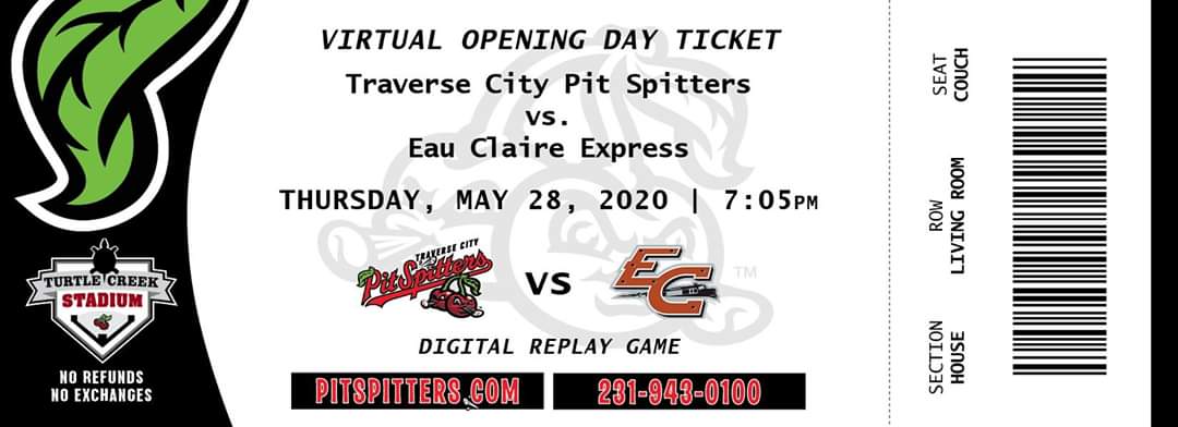 TCPitSpitters's tweet photo. The only ticket you'll need for tonight 😉
#VirtualOpeningDay https://t.co/J60XAxgBGH