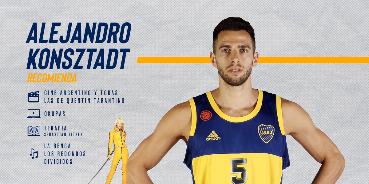 BocaJrsOficial's tweet photo. 📝 ¡Recomendaciones de cuarentena!⁣
⁣
@totosalvio8, @FlorQ7 de las Gladiadoras, @chucossar de las Guerreras y Ale Konsztadt del equipo de básquet te comparten series🖥️, películas🎞️, juegos🎲 y música🎶 para que puedas entretenerte en casa.
⁣
#YoMeQuedoEnCasa https://t.co/Htl18zcZod