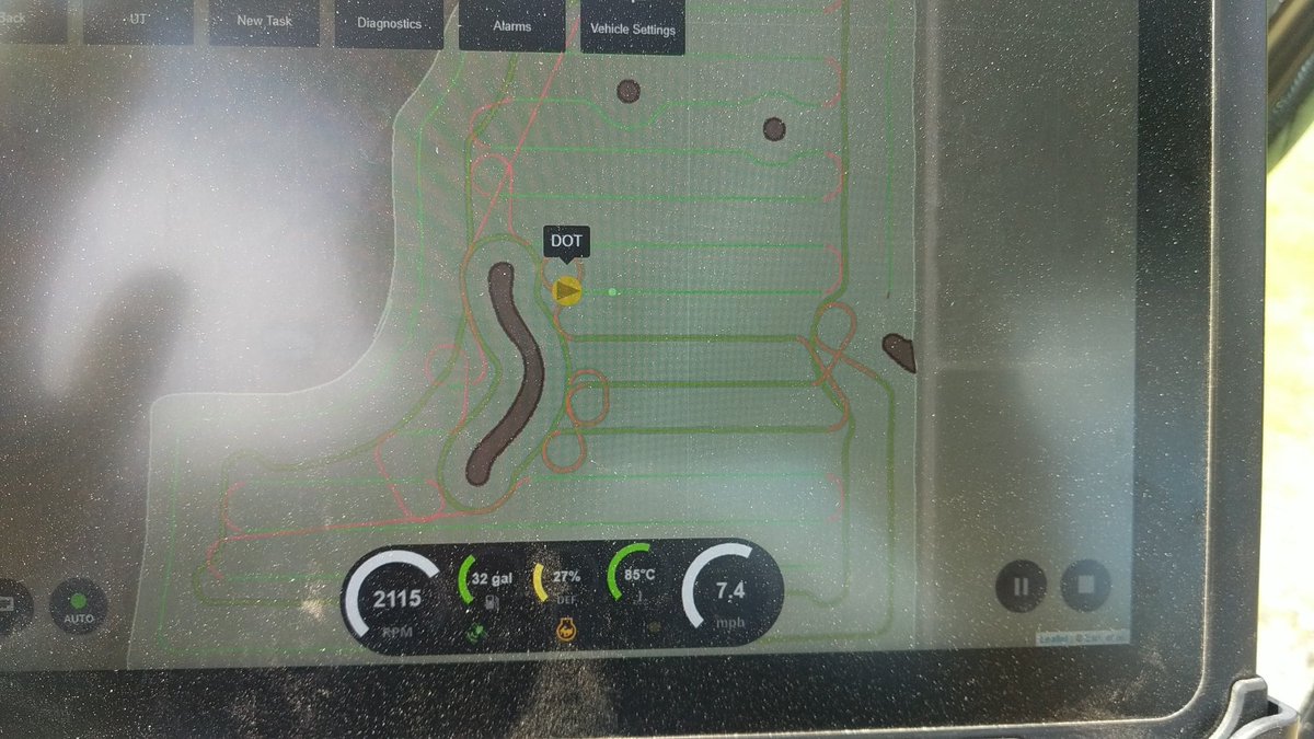 Thought I'd throw DOT a curveball.  We don't have all nice big fields... Handling like a champ