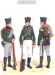 The Prussians (I personally prefer the post 1806 uniforms):1. The Prussian Foot Guards2. The Silesian Schutzen (all Prusian jaegers and light infantry look fantastic)3. The Kaiser Alexander Grenadier Regiment4. The Lutzow Freikorps (the black looks great)