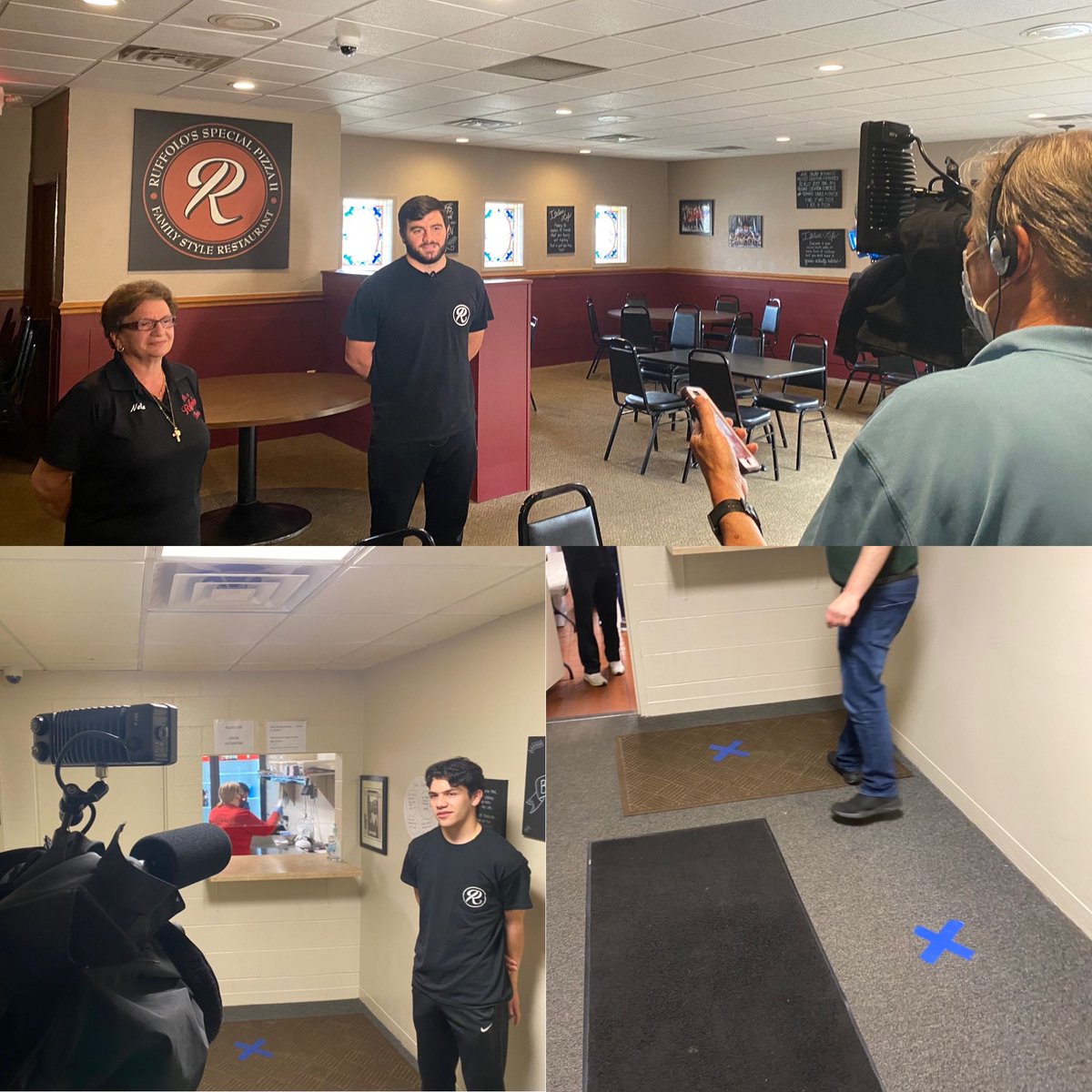 ruffolos_2's tweet photo. We welcomed @CBS58 to our restaurant to share about some of the things we are doing in our restaurant to keep our extended family (you) safe! Look for the story between 4 PM and 5 PM. Great job Mike! #ProudFamiglia https://t.co/ptdEkzJ1J7