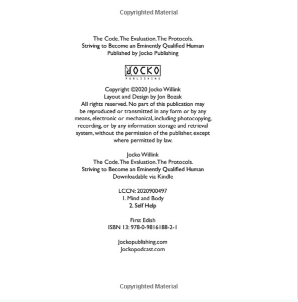 XtremeOwnership's tweet photo. The Code. The Evaluation. The Protocols. 
By Jocko Willink with Dave Berke and Sarah Armstrong

First Edish signed by Jocko Willink now available - Limited inventory 
GET AFTER IT:
https://t.co/2b1TE1sT0C https://t.co/9lsp0hMPV0