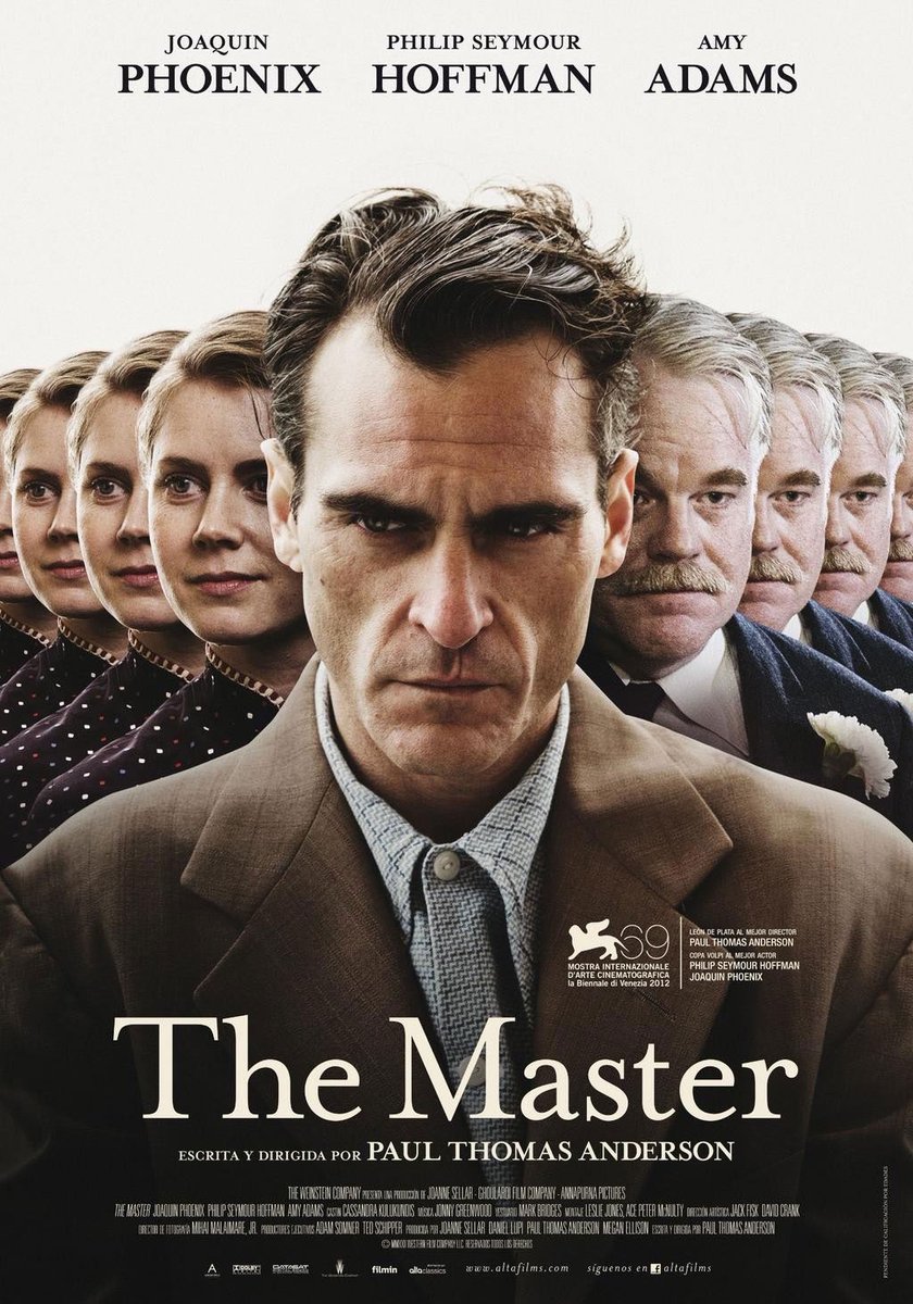 The Master (2012)Philip Seymour Hoffman absolutely nails it - absolutely stunning performance, watch it just for him.