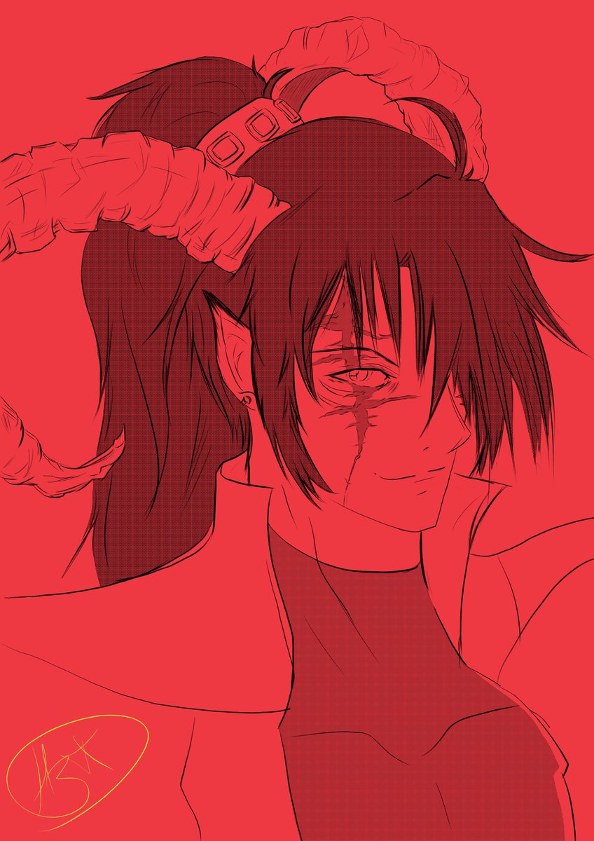 Harakablack On Twitter Redrawing My Demon Overlord Ne0 Black Demonking Demon Oc Originalcharacters Originalart Demonlord Neo Rumael Fire Black Https T Co Aoeypabuoo