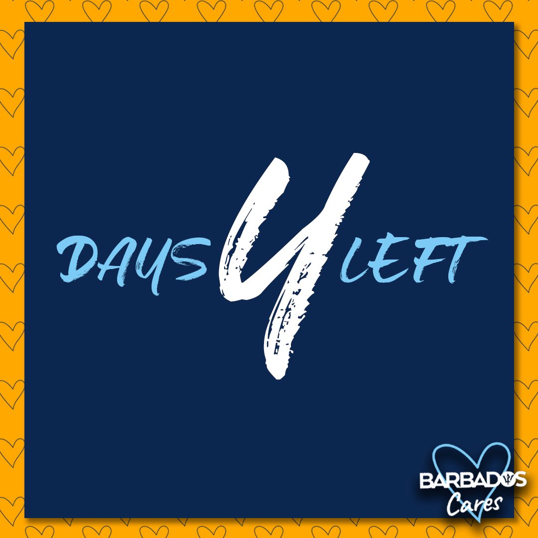 BarbadosCares's tweet photo. ⏱ 4 DAYS LEFT TO NOMINATE YOUR NHS HERO‼️

We are entering the last few days of the competition, but there is still time to share your hero’s story with us! 

Make sure to follow ALL of the steps to ensure your nomination is eligible for entry!

#BarbadosCares https://t.co/IgIu8TyeC5