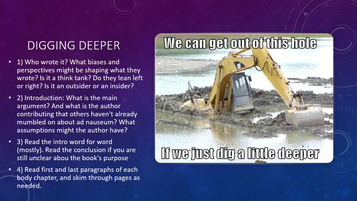 Ideally, you'll also take the time to wrestle with some questions that dig a bit deeper while you are skimming 7/