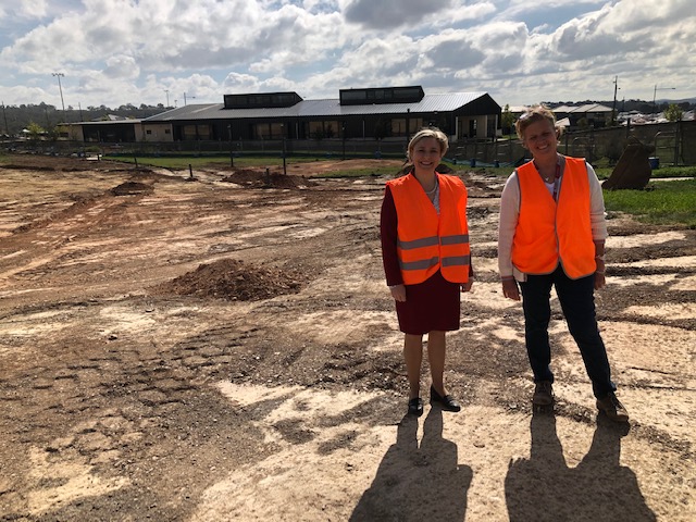 GoogongLearning's tweet photo. Miss Clarksmith and Ms Hetherington have inspected the HUB site and designated the key areas: the main entrance to the HUB looking up to Rogers Rd, the Western entrance, the staff room and of course, the café!
#Googong #GoogongSchool #TASG #GoogongLearning https://t.co/jHbZtaX1h4