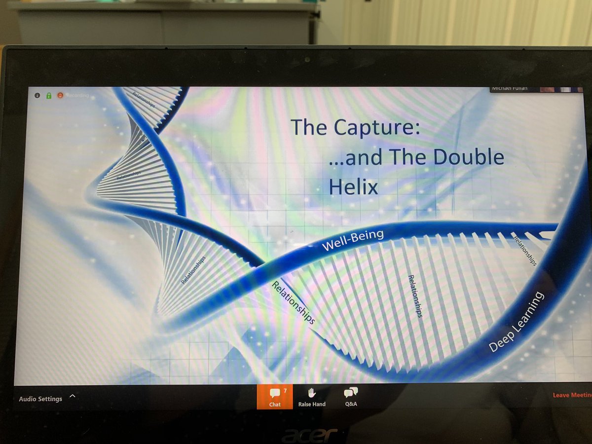 <a href="/NewPedagogies/">NPDL</a> <a href="/MichaelFullan1/">Michael Fullan</a> what a beautiful idea: well being and deep learning intertwined and connected by relationships
