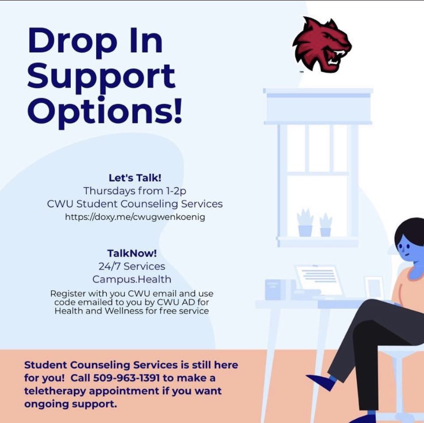 ASCWU_President's tweet photo. The SMACC does have Black counselors who can resonate with the experience so please utilize this service. https://t.co/ekHvdcaUpM