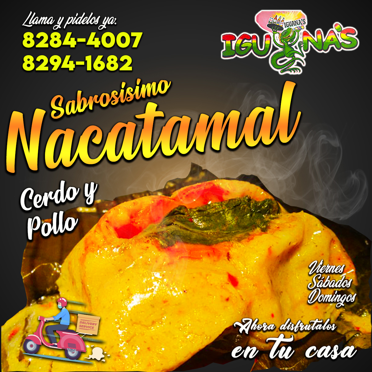 nicabook's tweet photo. RESTAURANTE IGUANAS. Ofrece Exquisitos Nacatamalaes de Cerdo y Póllo, calientitos, jugosos y enviados hasta tu casa....
#nicabook #negociosonline #publicidaddigital #marketingonline #Rramirez
Ponte en contacto con el negocio dale click al enlace:
https://t.co/h1bMB4MTwf https://t.co/1gq8m6fqBq