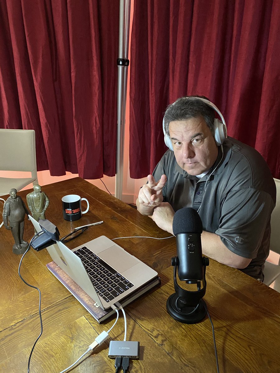 talkingsopranos's tweet photo. .@StevenSchirripa has done all of his homework for episode 10, which will be released on Monday! #talkingsopranos https://t.co/qdRpxxvl3d