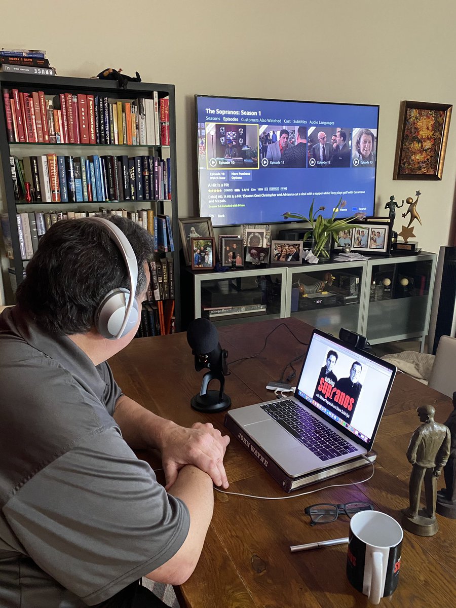 talkingsopranos's tweet photo. .@StevenSchirripa has done all of his homework for episode 10, which will be released on Monday! #talkingsopranos https://t.co/qdRpxxvl3d