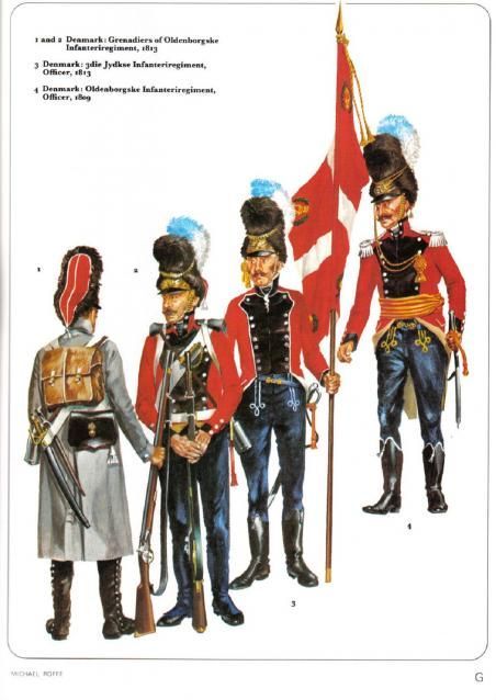 And finally, the Danes:1. Danish Dragoons (those helmets are amazing)2. Danish horse artillery3. Danish foot artillery (very similar to normal line infantry but I like the slight variation)4. Danish grenadiers (quite possibly my favorite grenadiers)